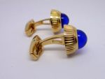 AAA Grade Copy Cartier Cufflinks / Gold & Blue CuffLinks